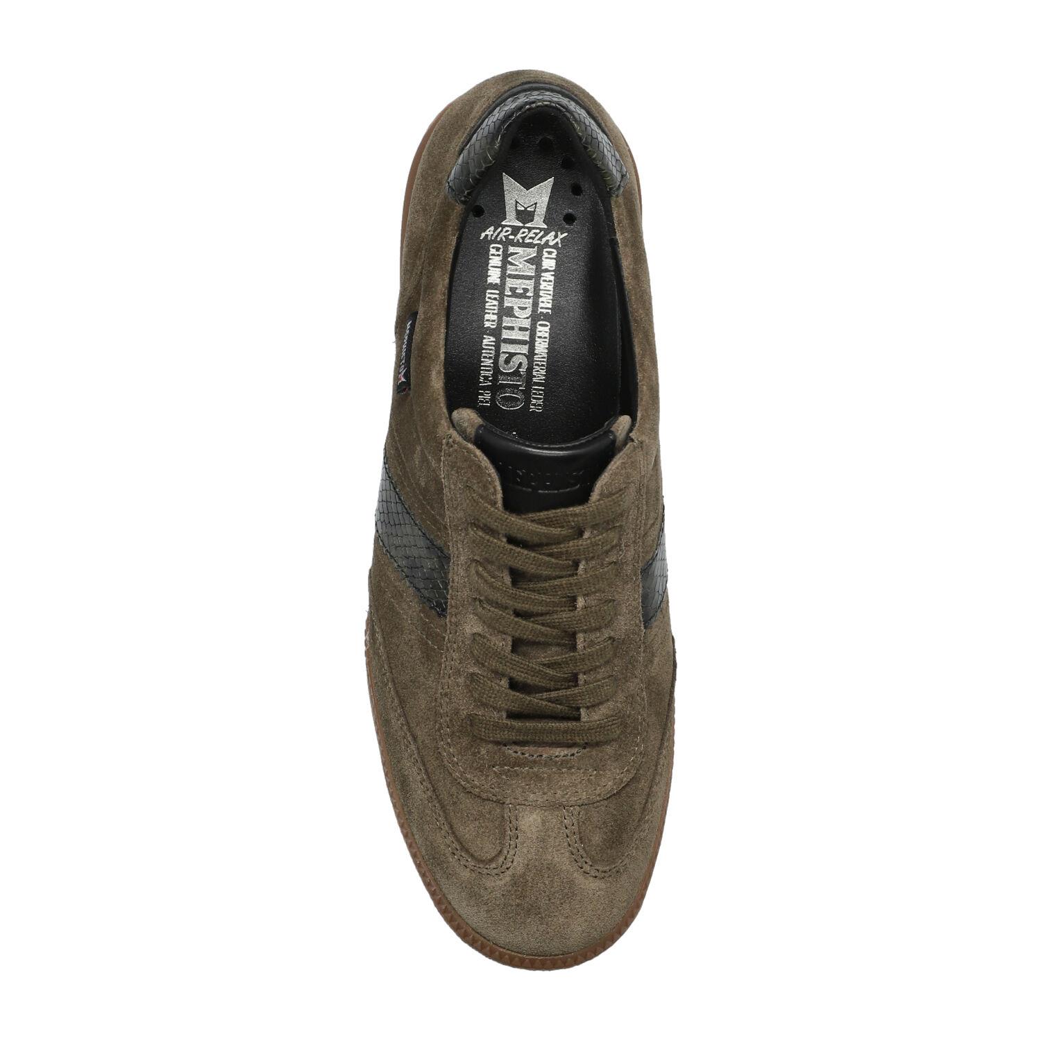 lacets femme modèle Witney vert moss - Mephisto